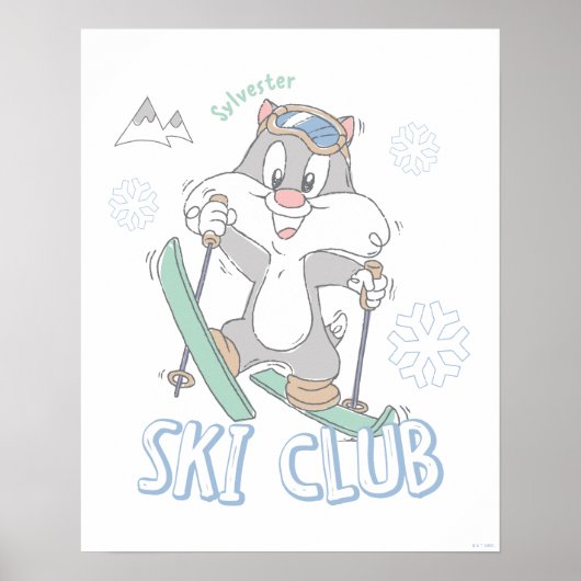 Baby SYLVESTER™ Ski Club Poster (Vorne)