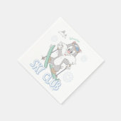 Baby SYLVESTER™ Ski Club Serviette (Ecke)