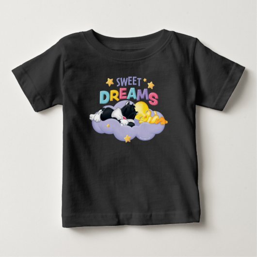 Baby SYLVESTER™ und TWEETY™ | Sweet Dreams Baby T-shirt (Vorderseite)