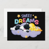 Baby SYLVESTER™ und TWEETY™ | Sweet Dreams Einladungspostkarte (Vorne/Hinten)