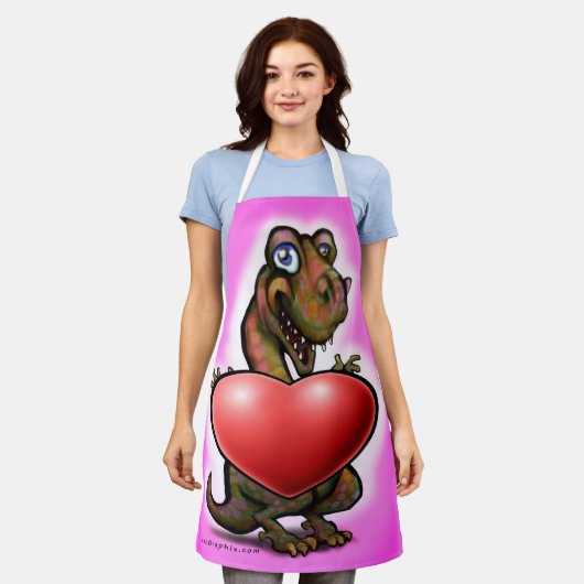 Baby T-Rex Schürze (Getragen)