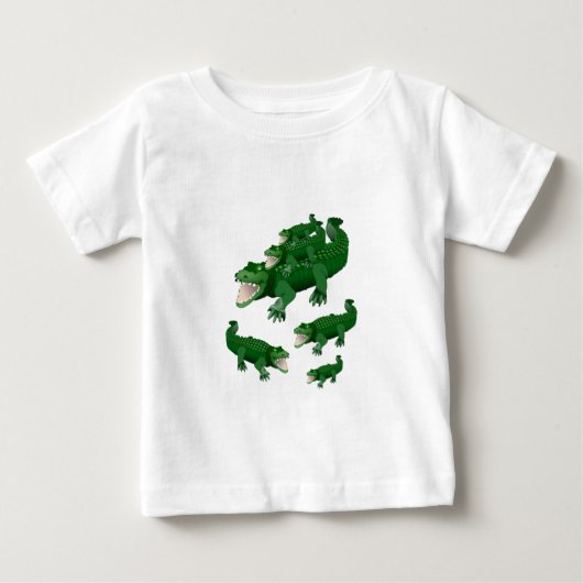 Baby T - Shirt Alligator (Vorderseite)