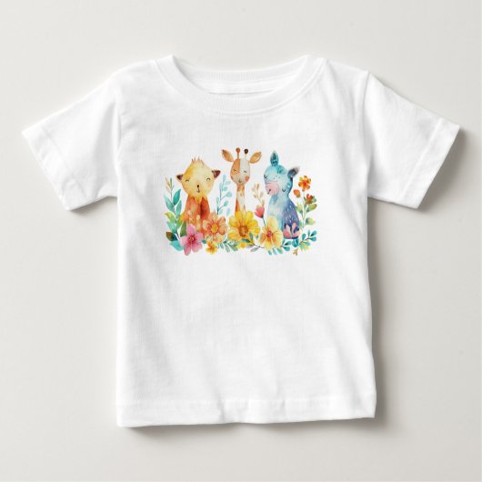 Baby T Shirt Animals (Vorderseite)