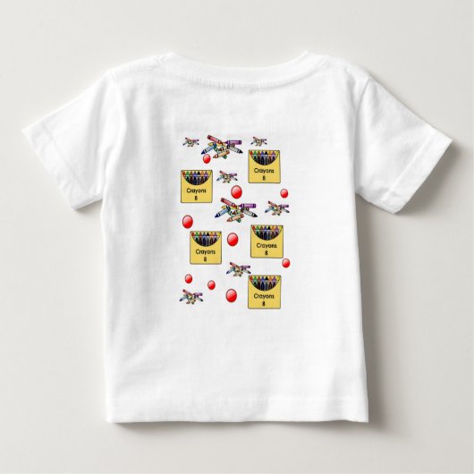 Baby T - Shirt Crayon (Rückseite)
