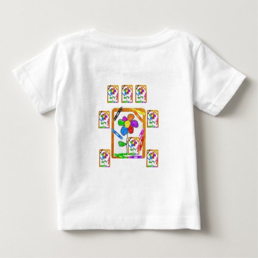 Baby T - Shirt Crayon (Rückseite)