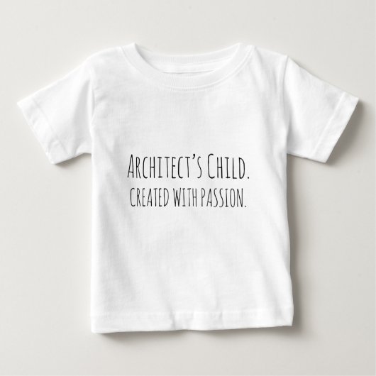 Baby-T - Shirt das KIND | des ARCHITEKTEN! (Vorderseite)