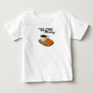 Baby-T-Shirt der langsame Morgen Baby T-shirt