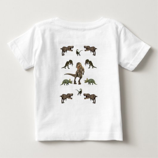 Baby T - Shirt Dinosaur (Rückseite)
