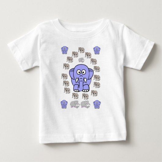 Baby T - Shirt Elephant (Vorderseite)