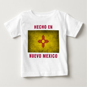 Baby-T - Shirt - Flagge Hecho en Nuevo Mexiko