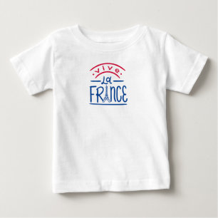 Baby T-Shirt - Französische Feier Eiffelturm Kunst