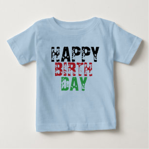 Baby T - Shirt Geburtstagsgeschenk T - Shirt Baumw