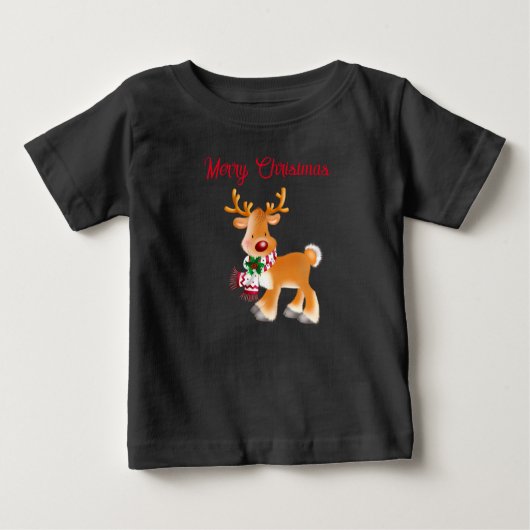 Baby T - Shirt Holiday Rudolph (Vorderseite)