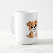 Baby-T-Shirt Kaffeetasse (Vorderseite Links)