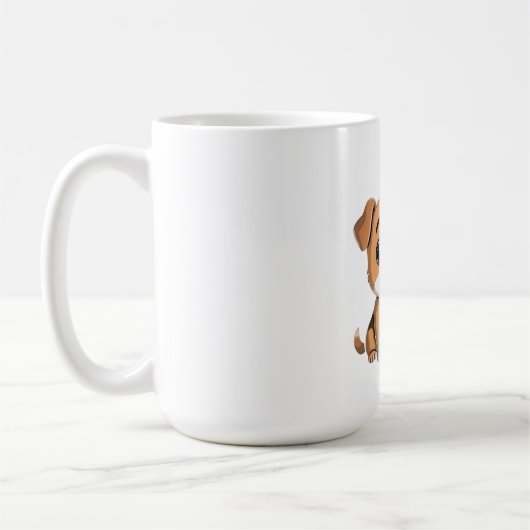 Baby-T-Shirt Kaffeetasse (Links)