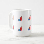 Baby-T-Shirt Kaffeetasse (Vorderseite Links)