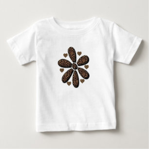 Baby-T-Shirt Leopard Baby T-shirt