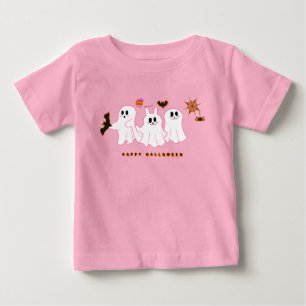 Baby T-Shirt Lustige Geister posieren für ein Fo