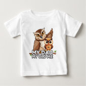 Baby T - Shirt : Mein Vater My Old Me (weiß) (Vorderseite)