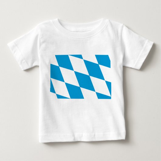 Baby T - Shirt mit der Flagge Bayerns, Deutschland (Vorderseite)