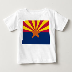 Baby T - Shirt mit Flag von Arizona, USA
