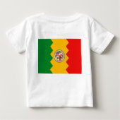 Baby T - Shirt mit Flag von Los Angeles, USA. (Rückseite)