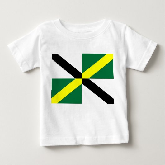 Baby T - Shirt mit Flag von Monterey City, USA. (Vorderseite)