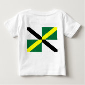 Baby T - Shirt mit Flag von Monterey City, USA. (Rückseite)