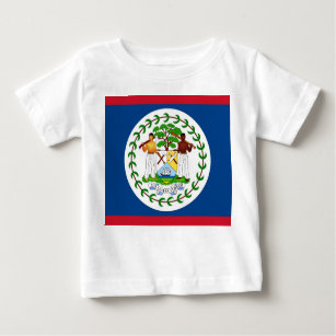 Baby T - Shirt mit Flagge von Belize