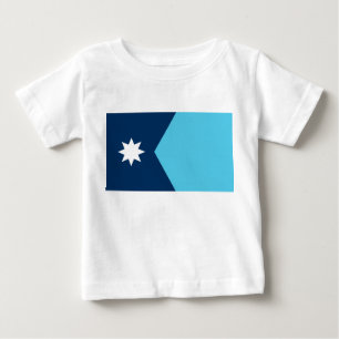 Baby-T-Shirt mit Flagge von Minnesota, USA Baby T-shirt