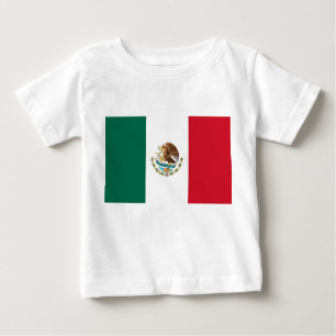 Baby T - Shirt mit mexikanischer Flagge