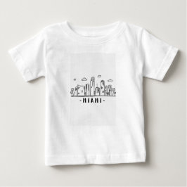 Baby T - Shirt mit "Miami"