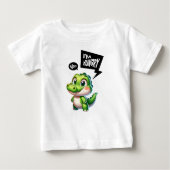 Baby T - Shirt mit Niedlichem Hungerfestungen (Vorderseite)