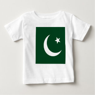 Baby T - Shirt mit pakistanischer Flagge
