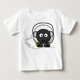 Baby-T-Shirt mit Schaf-Druck Baby T-shirt