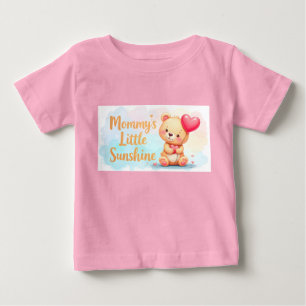 Baby T - Shirt - Niedlicher Teddy Bear Graphic boy