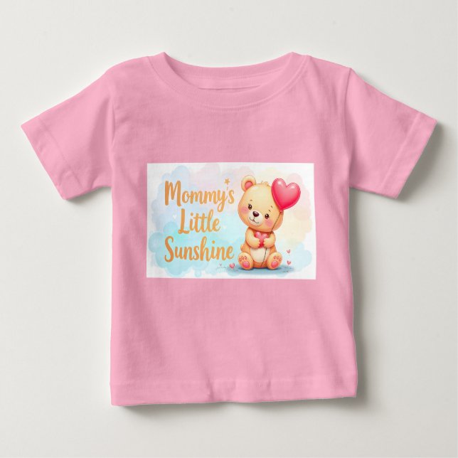 Baby T - Shirt - Niedlicher Teddy Bear Graphic boy (Vorderseite)
