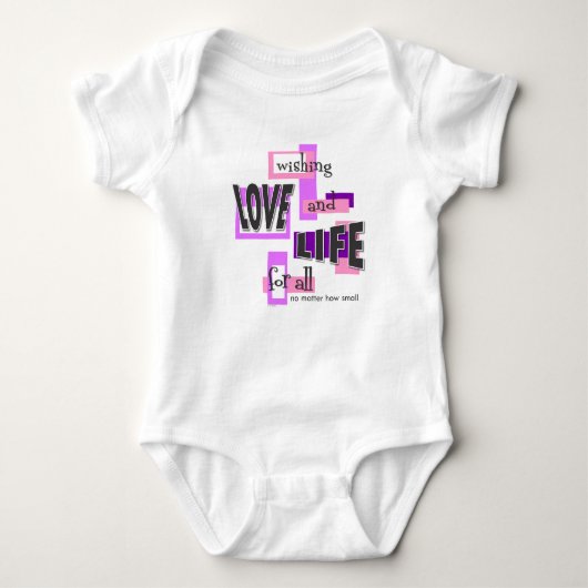 Baby-T-Shirt oder Overall. Baby Strampler (Vorderseite)