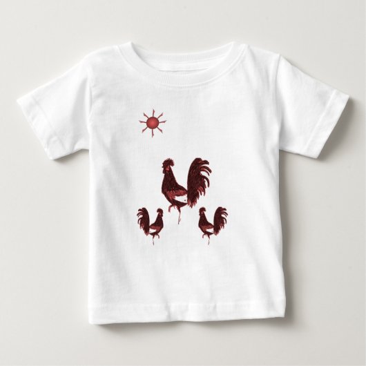 Baby T - Shirt Rooster (Vorderseite)