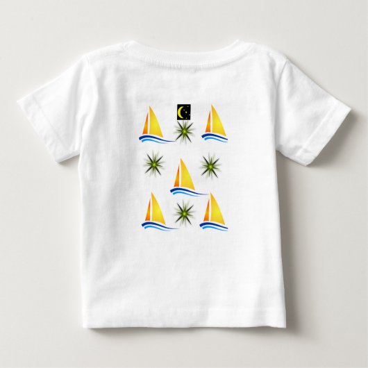 Baby T - Shirt Sailing (Rückseite)