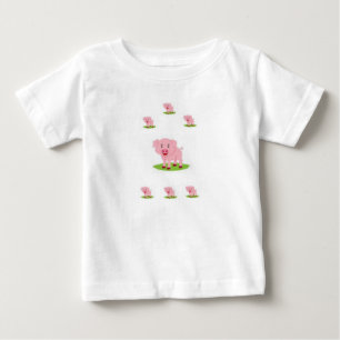 Baby-T-Shirt Schwein Baby T-shirt