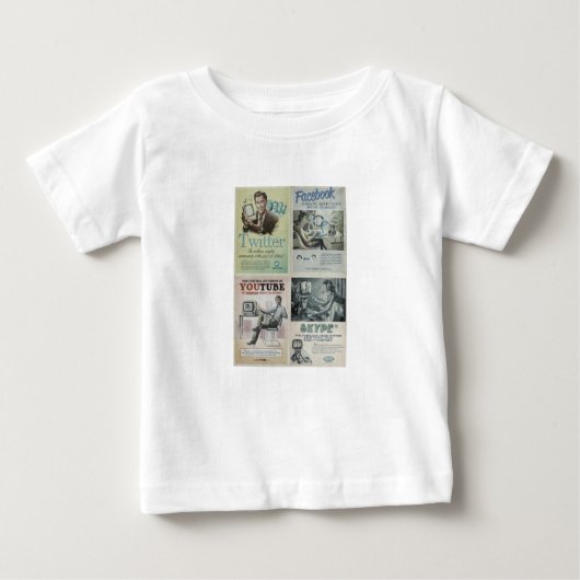 Baby T - Shirt Social Media (Vorderseite)