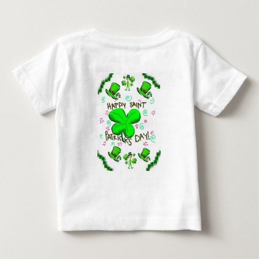 Baby T - Shirt St. Patrick's Day (Rückseite)