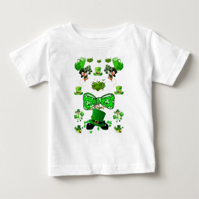 Baby T - Shirt St. Patrick's Day (Vorderseite)