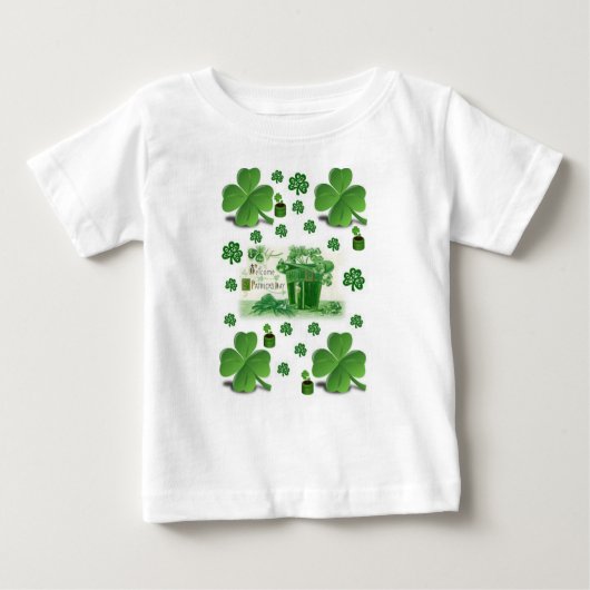 Baby T - Shirt St. Patrick's Day (Vorderseite)