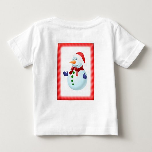 Baby T - Shirt Weihnachten (Rückseite)