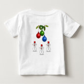 Baby T - Shirt Weihnachten (Rückseite)
