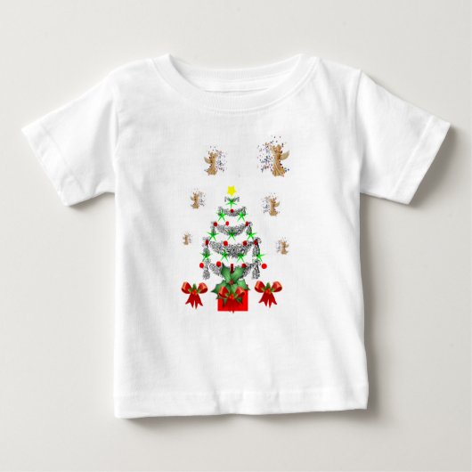 Baby T - Shirt Weihnachten (Vorderseite)
