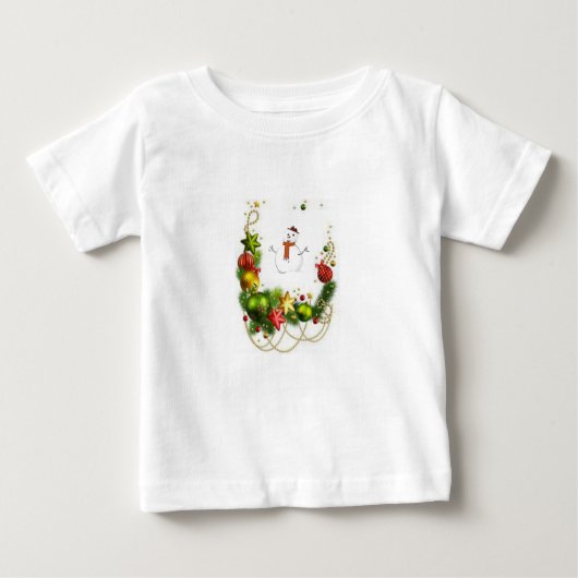 Baby T - Shirt Weihnachten (Vorderseite)