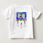 Baby T - Shirt Weihnachten (Rückseite)